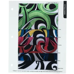 Abstract (Pucci) Table Linen in Limey