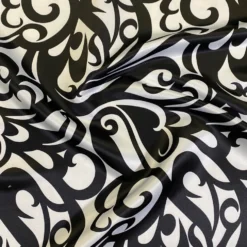 Abstract (Pucci) Table Napkin in Black and White