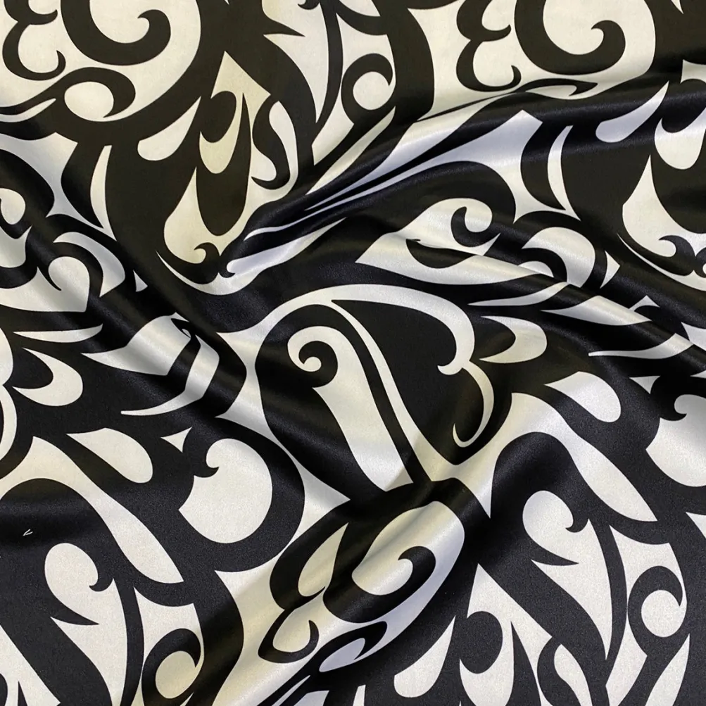 Abstract (Pucci) Table Napkin in Black and White