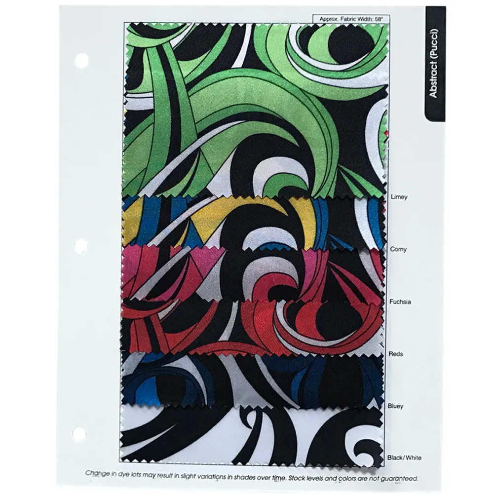 Abstract (Pucci) Table Runner in Fuchsia