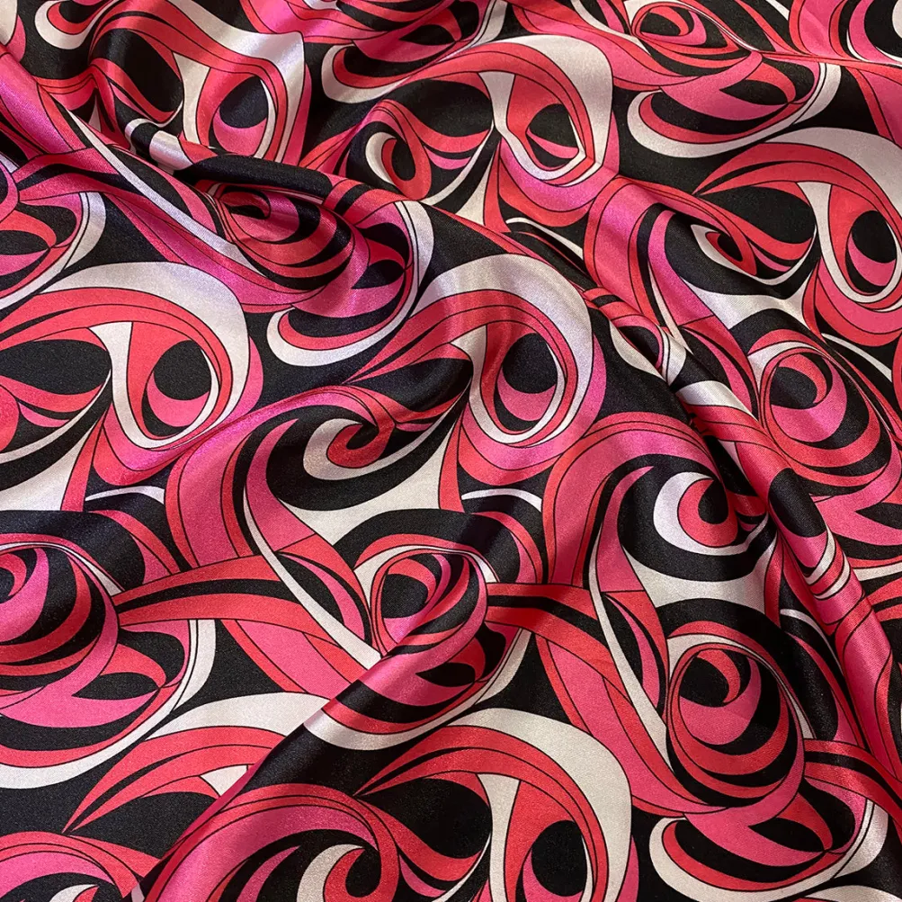 Abstract (Pucci) Table Runner in Fuchsia