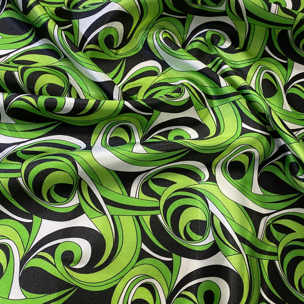 Abstract (Pucci) Table Runner in Limey