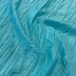 Accordion Taffeta Table Linen in Turquoise 14