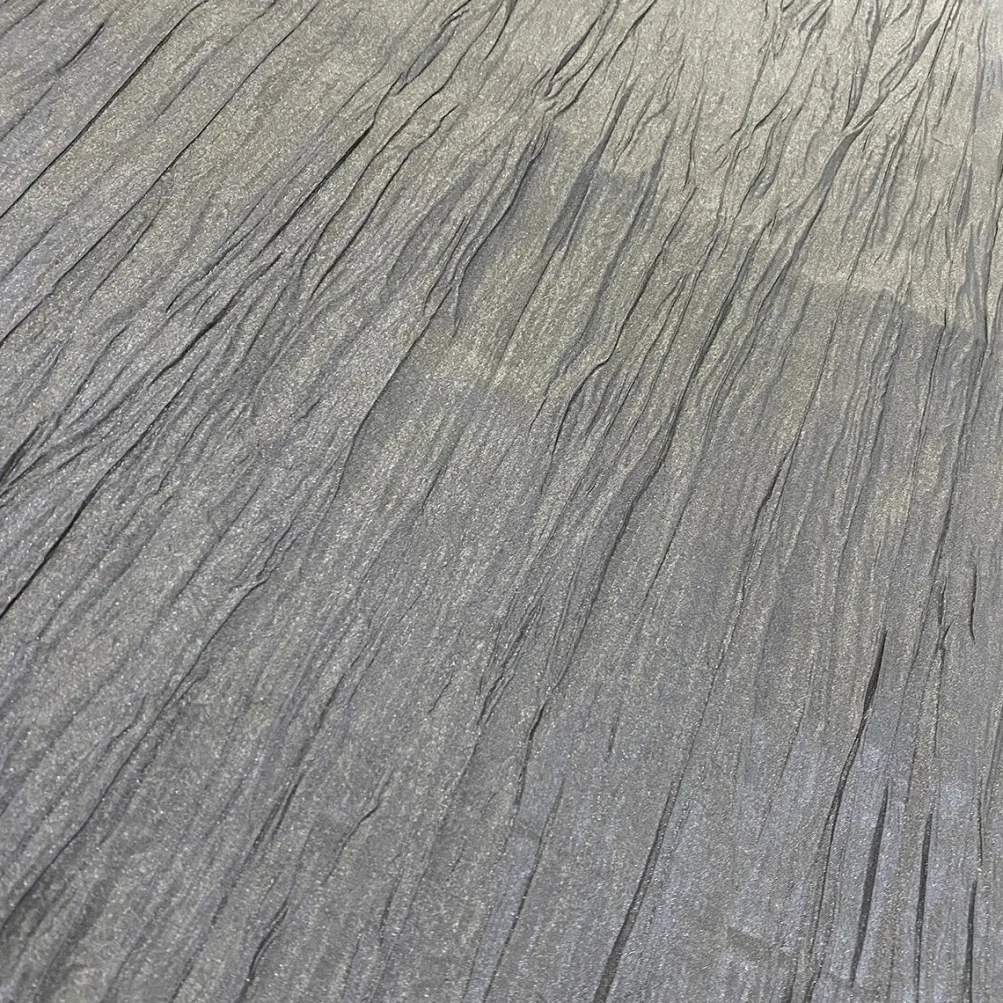 Accordion Taffeta Table Linen in Charcoal