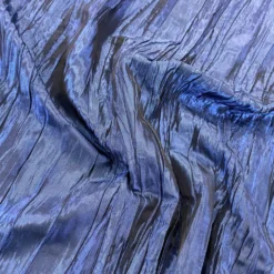 Accordion Taffeta Table Linen in Navy