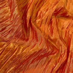 Accordion Taffeta Table Linen in Orange