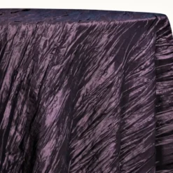 Accordion Taffeta Table Linen in Raisin