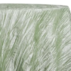 Accordion Taffeta Table Linen in Sage 103