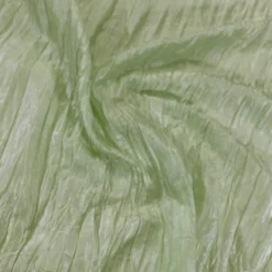 Accordion Taffeta Table Linen in Sage 103