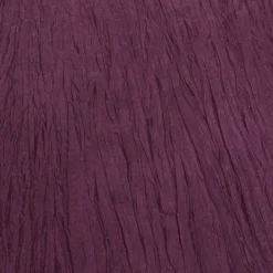Accordion Taffeta Table Linen in Plum