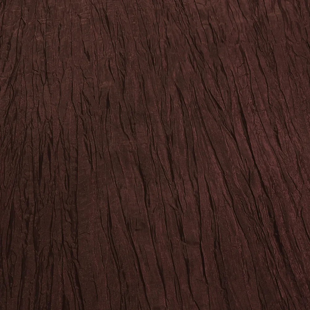 Accordion Taffeta Table Linen in Light Brown