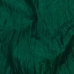 Accordion Taffeta Table Napkin in Hunter Green