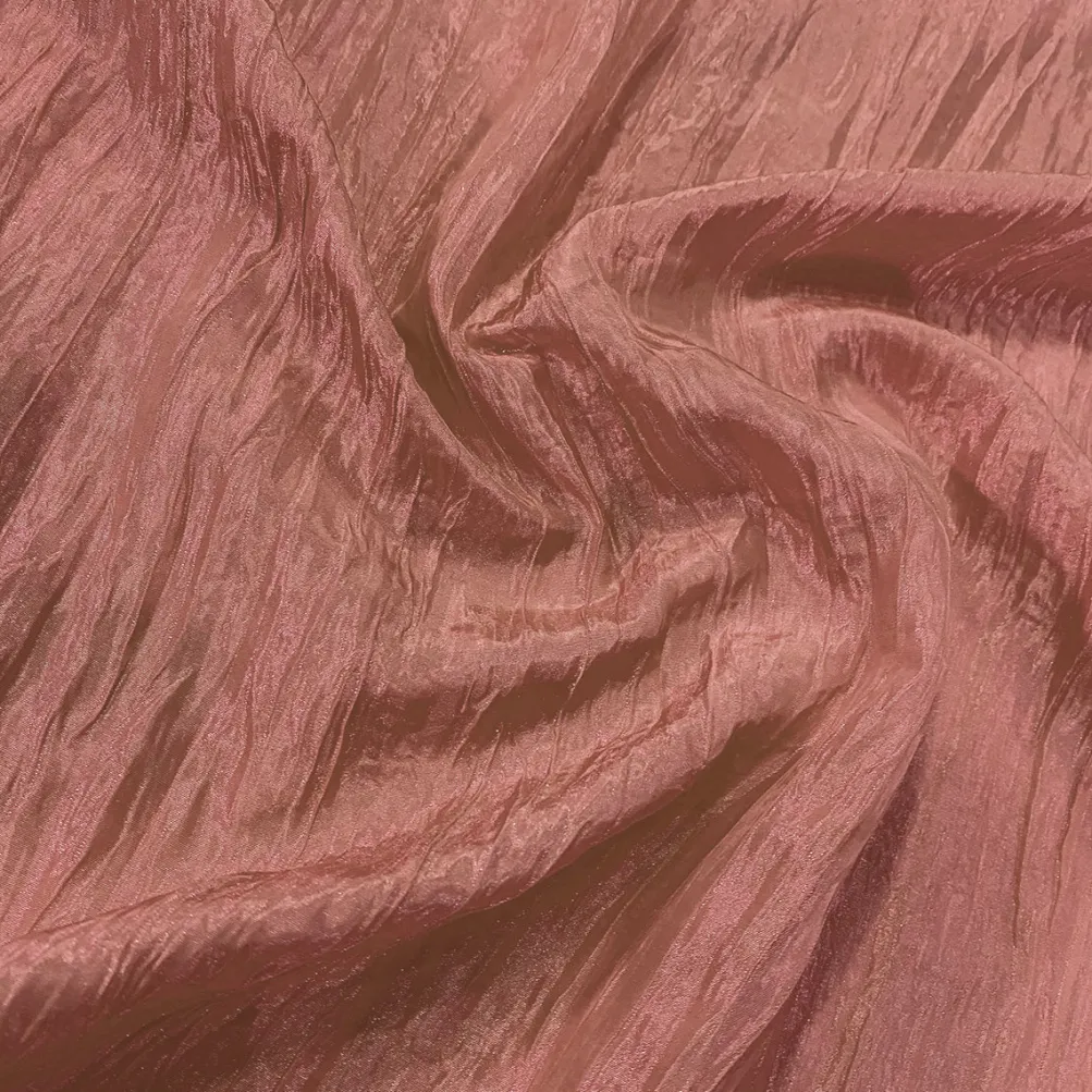 Accordion Taffeta Table Napkin in Salmon