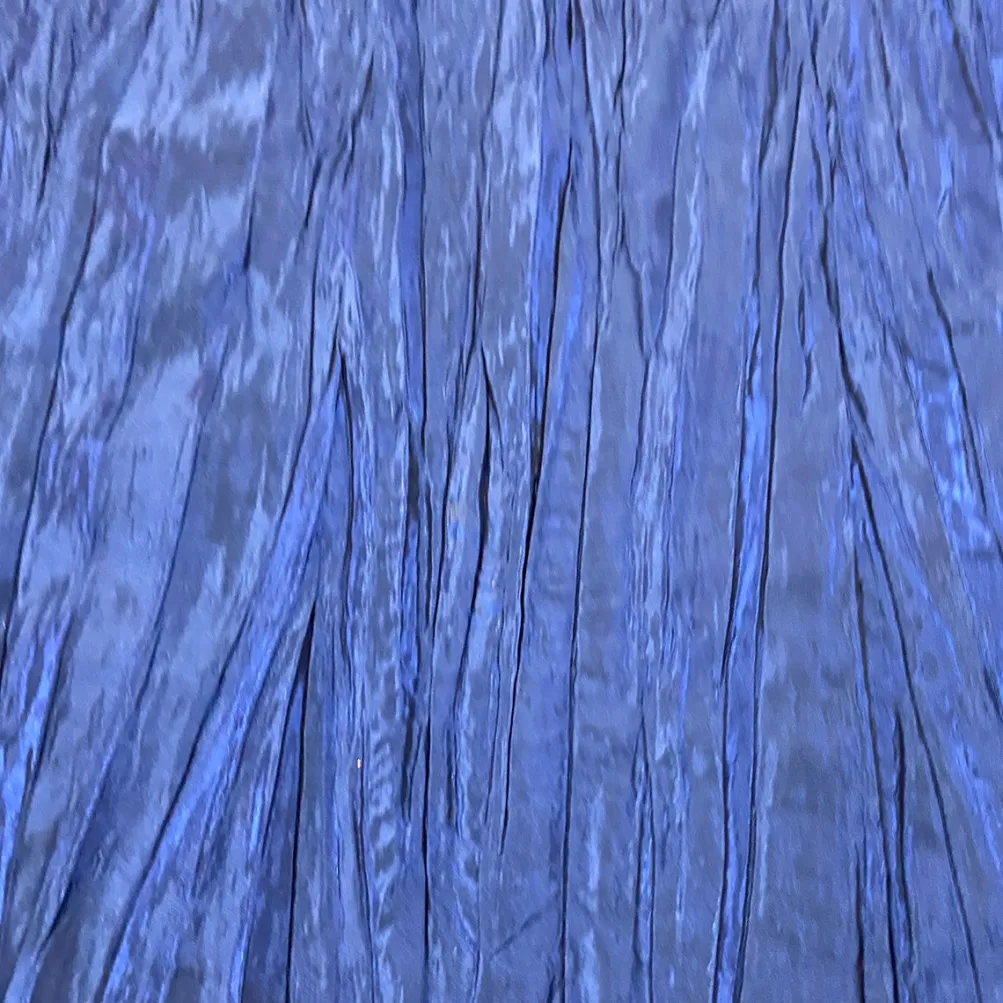 Accordion Taffeta Table Runner in Navy