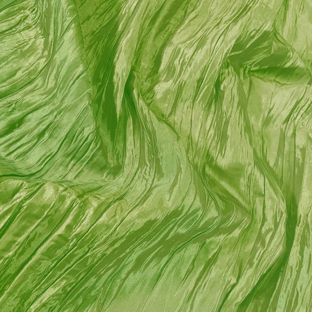 Accordion Taffeta Table Runner in Green