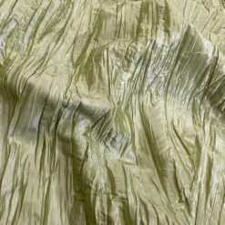 Accordion Taffeta Table Runner in Olive