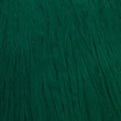 Accordion Taffeta Table Runner in Hunter Green