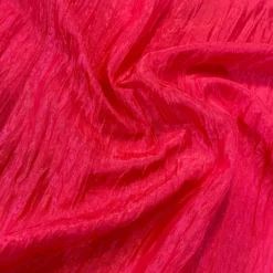Accordion Taffeta Table Runner in Hot Pink