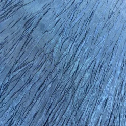 Accordion Taffeta Table Runner in Azure