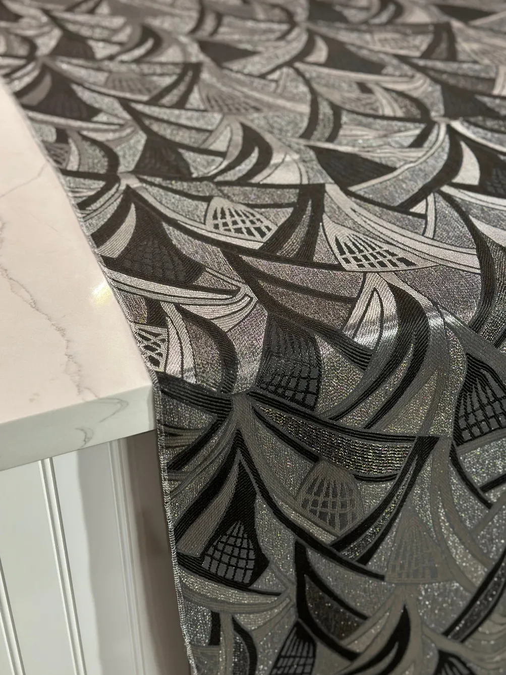 Allure Jacquard Table Linen in Ritz