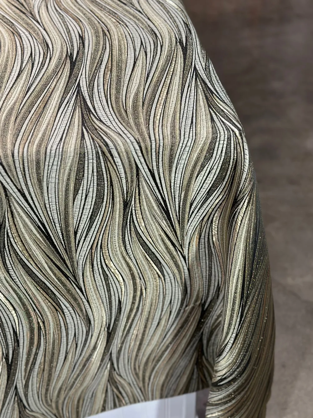 Allure Jacquard Table Linen in Khaki