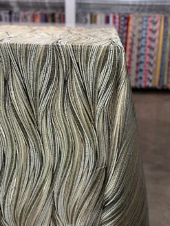 Allure Jacquard Table Linen in Khaki