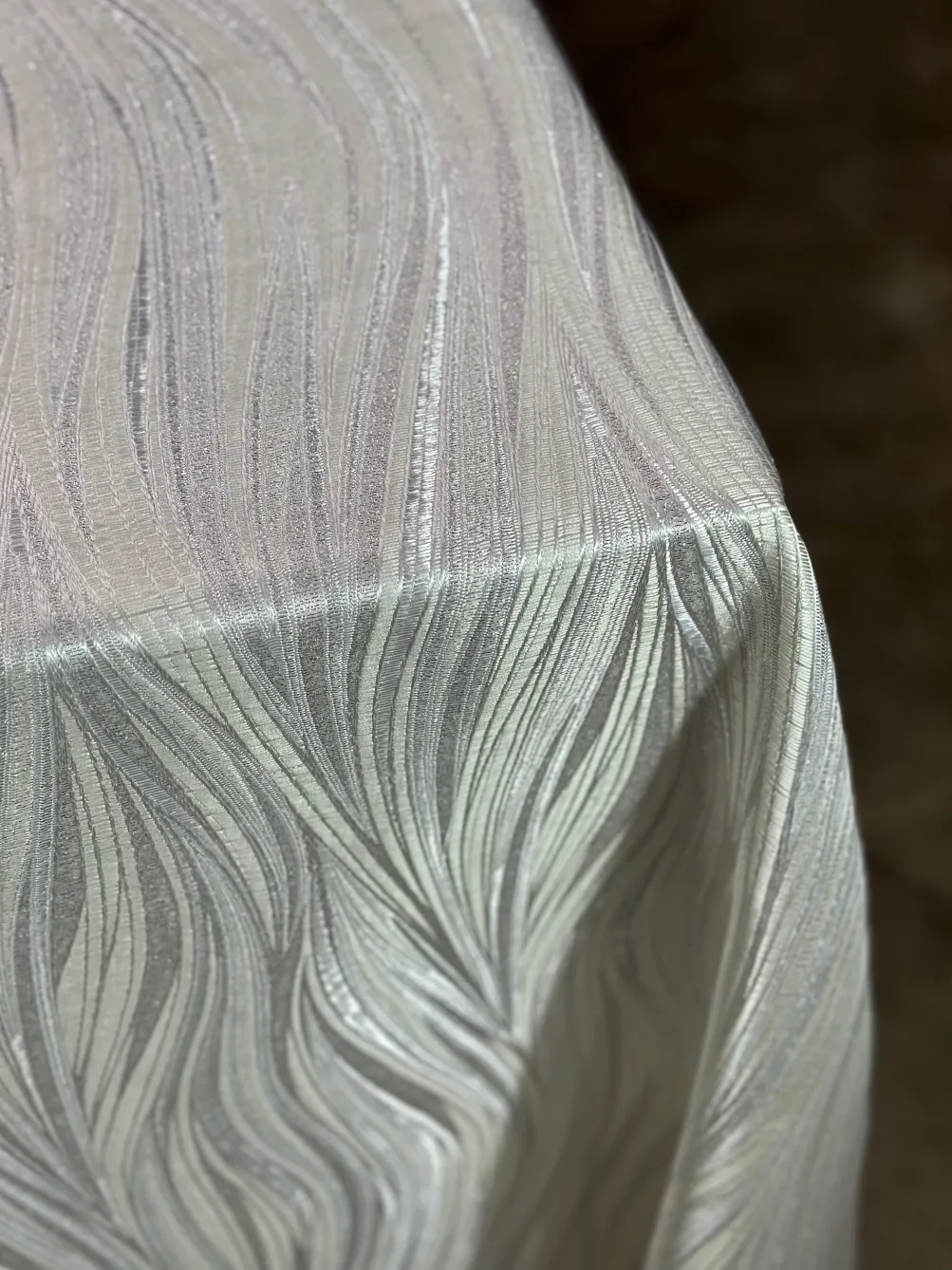 Allure Jacquard Table Linen in Ivory