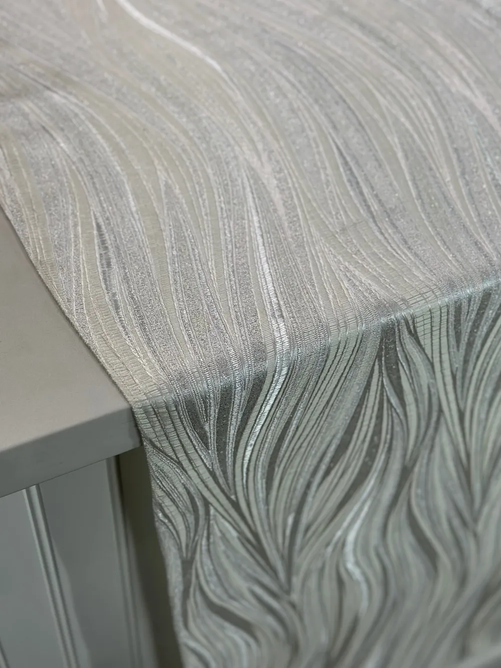 Allure Jacquard Table Linen in Ivory