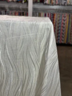 Allure Jacquard Table Linen in Ivory