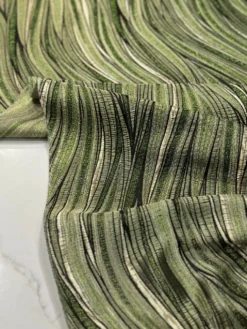 Allure Jacquard Table Linen in Green