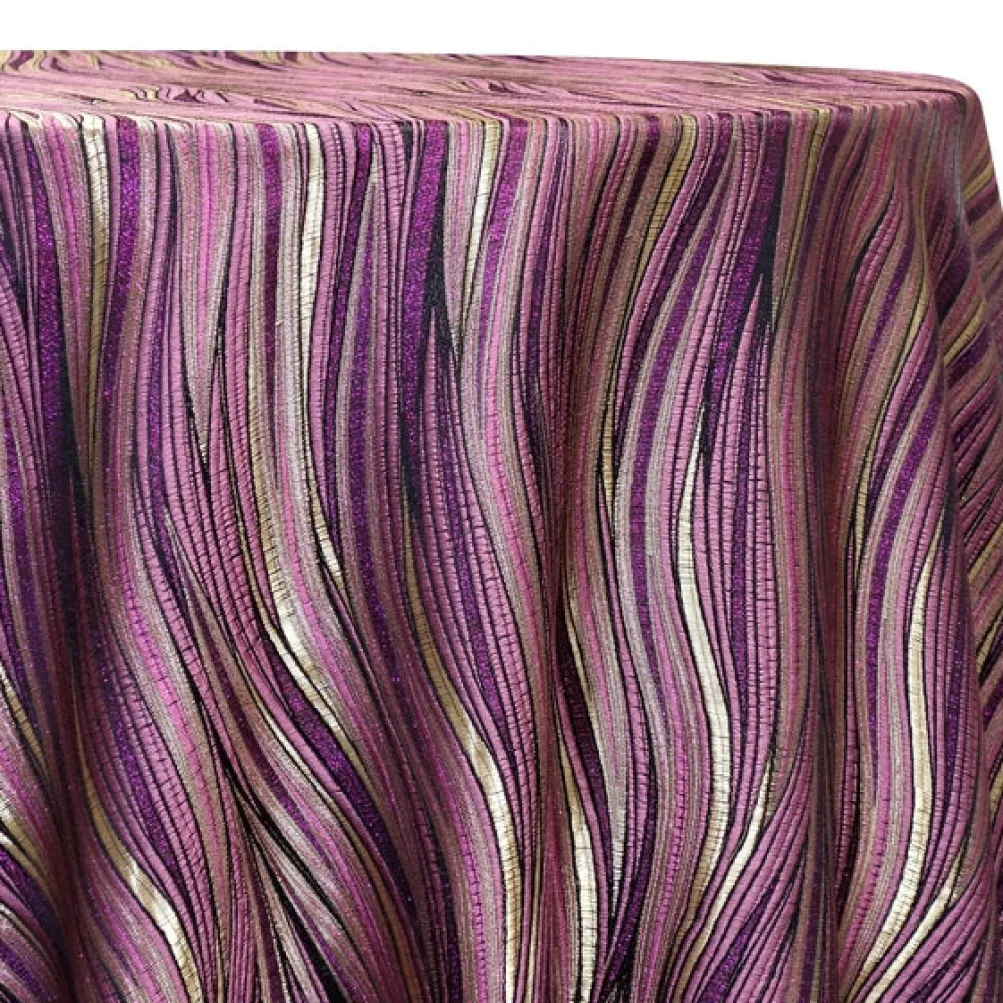 Allure Jacquard Table Linen in Mauve