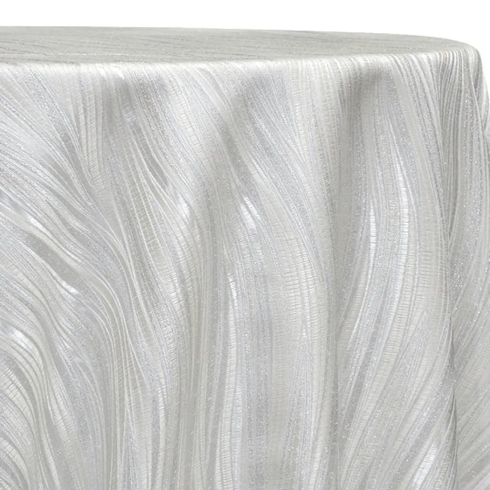 Allure Jacquard Table Linen in White