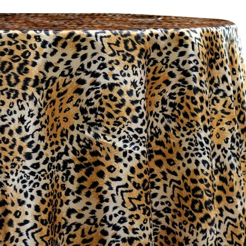 Animal Print Table Linen in Tiger