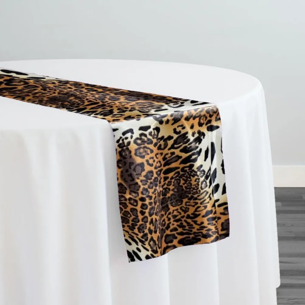 Animal Print Table Runner in Leopard