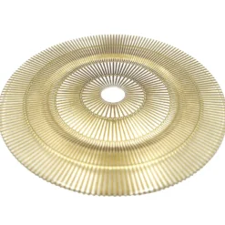 Apollo - Glass Charger Plate in Gold (Item # 0328)