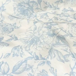 Artistry Bloom (Slub Print) Table Linen in Lt Blue