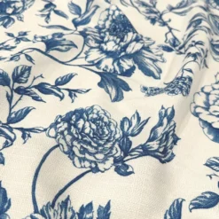 Artistry Bloom (Slub Print) Table Linen in Royal