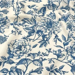 Artistry Bloom (Slub Print) Table Runner in Royal