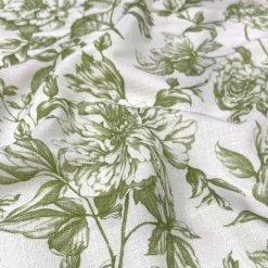 Artistry Bloom (Slub Print) Table Napkin in Sage