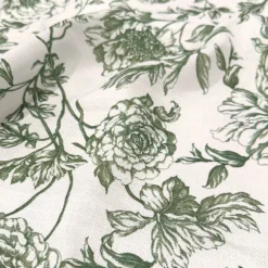 Artistry Bloom (Slub Print) Table Napkin in Willow Green