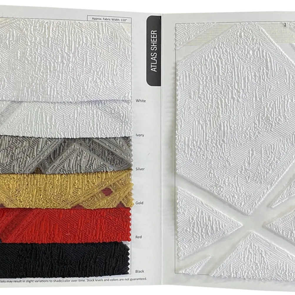 Atlas Sheer Table Runner in White