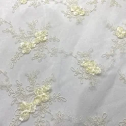 Baby Rose Embroidery (w/ Poly Lining) Table Napkin in Ivory