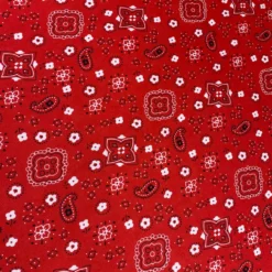 Bandana (Poly Print) Table Napkin in Red