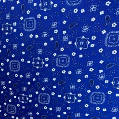Bandana (Poly Print) Table Runner in Royal