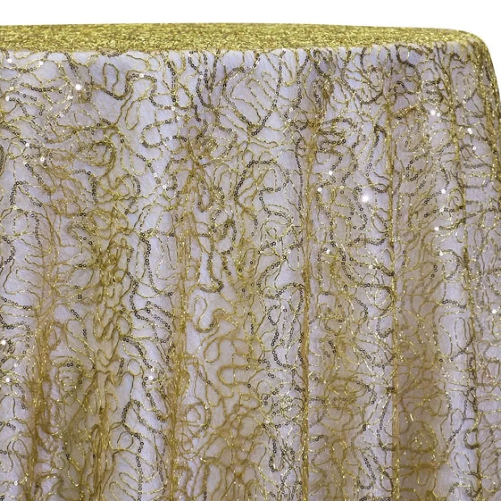 Bedazzle Table Linen in Gold 18k