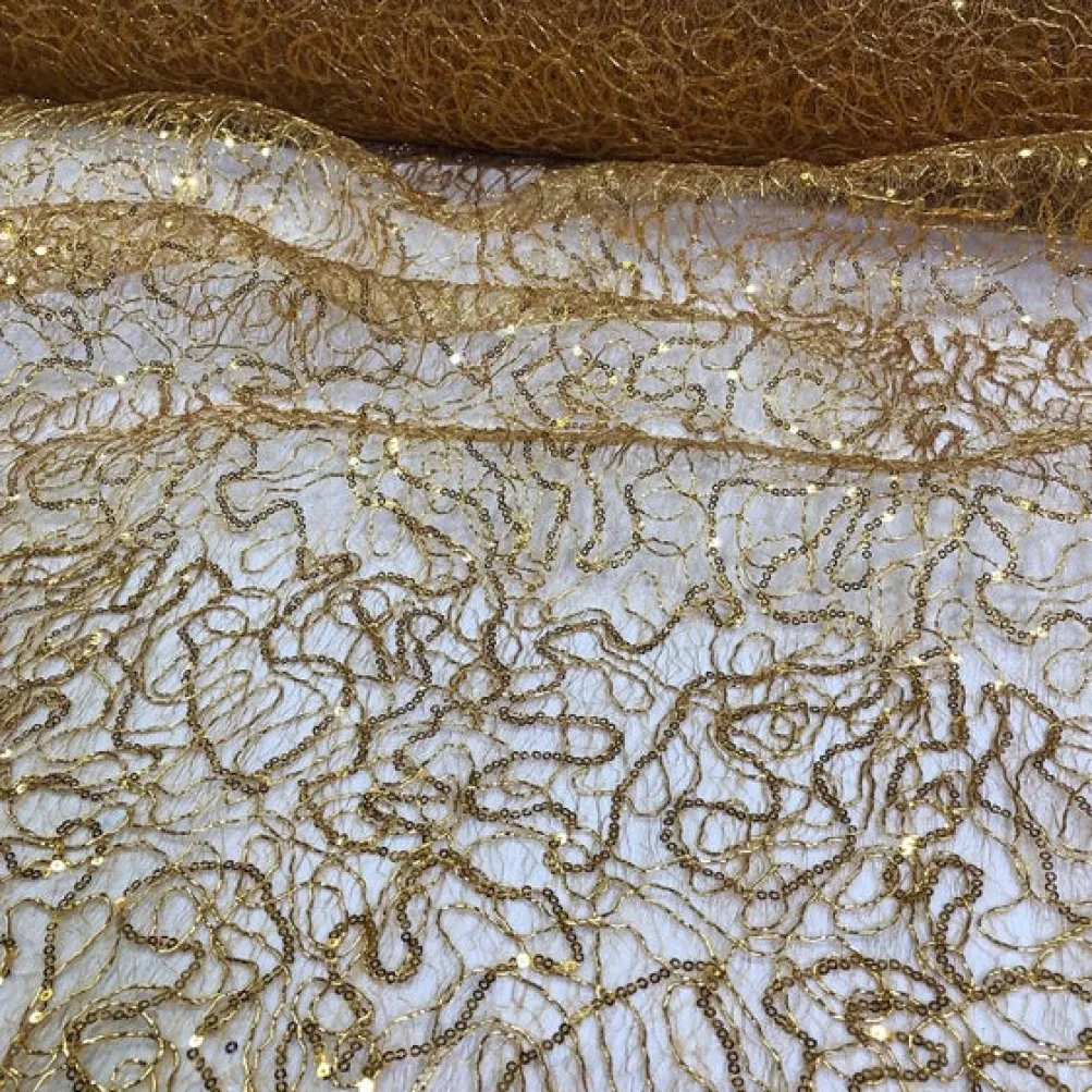 Bedazzle Table Linen in Gold 24k