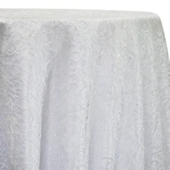 Bedazzle Table Linen in White