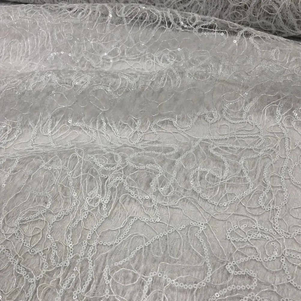 Bedazzle Table Runner in White