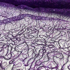 Bedazzle (w/ Poly Lining) Table Napkin in Purple