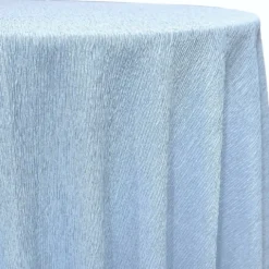 Bella Crepe Table Linen in Baby Blue